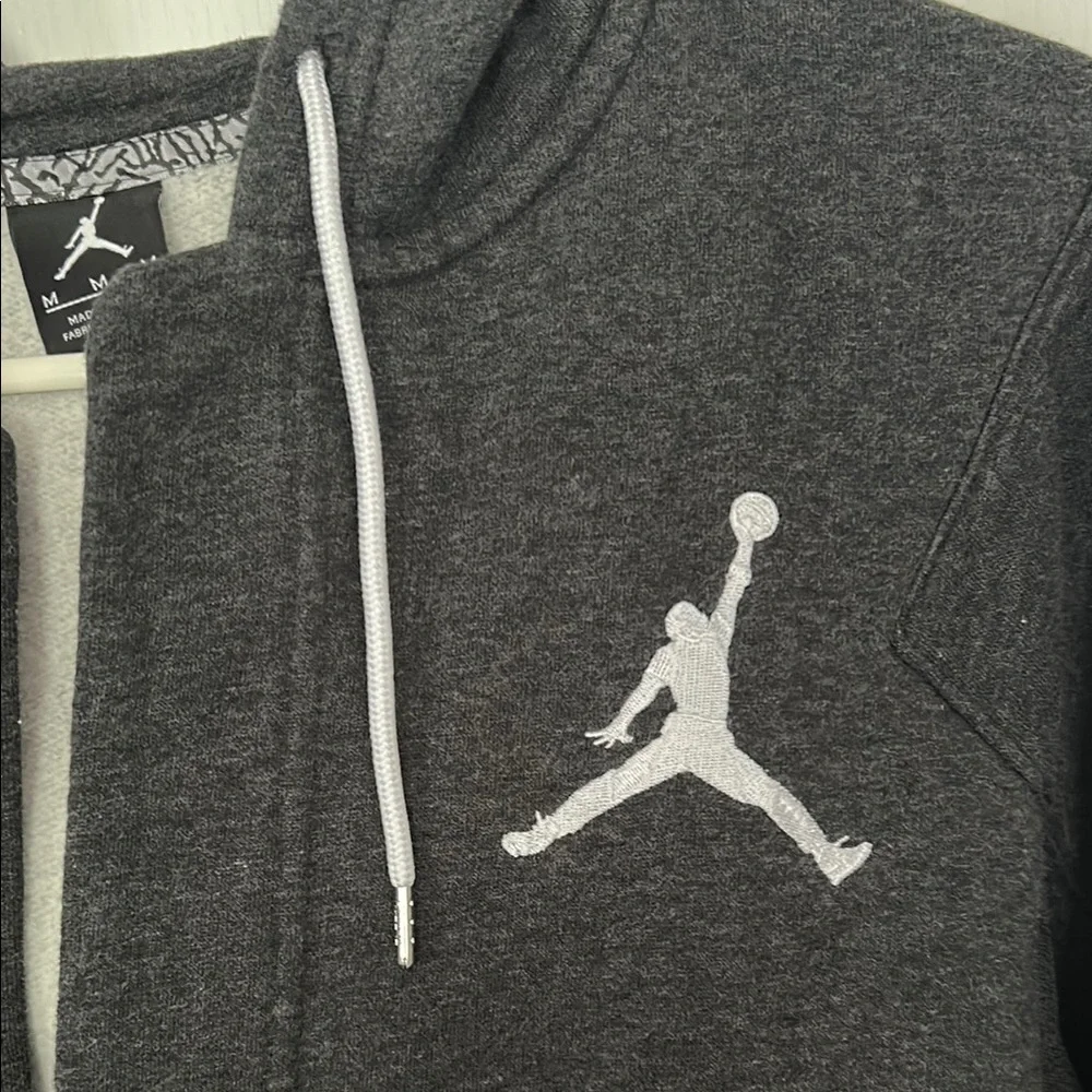 Grey Jordan Men's Jacket - Picture 7 of 8